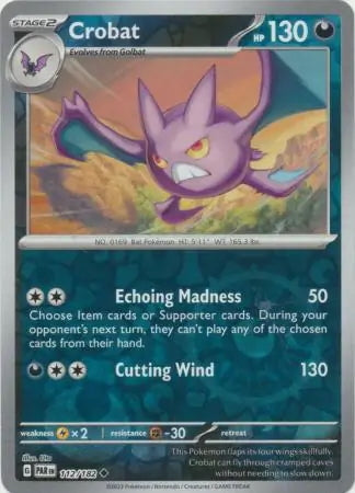 Paradox Rift Crobat #112/182 reverse holo
